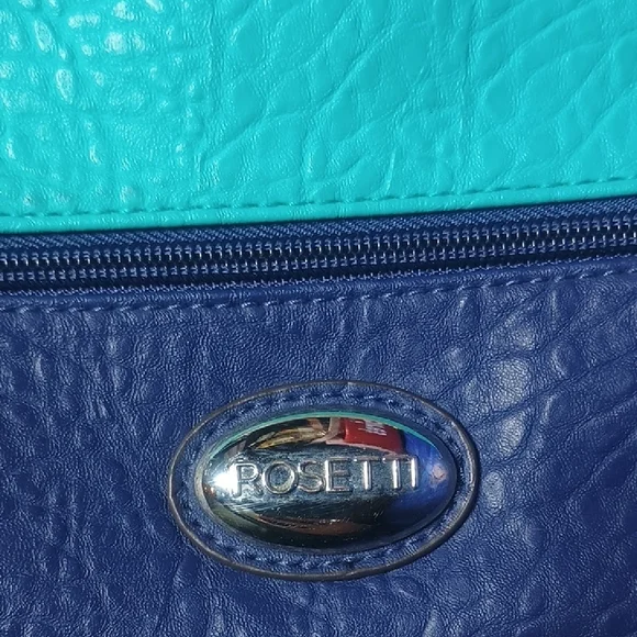 Rosetti Stylish Gray, Teal, and Blue Women's Crossbody Bag - Picture 2 of 9